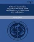 Image for Data and Application Migration in Cloud Based Data Centers: Architectures and Techniques
