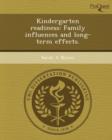 Image for Kindergarten Readiness: Family Influences and Long-Term Effects