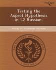 Image for Testing the Aspect Hypothesis in L2 Russian