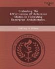 Image for Evaluating the Effectiveness of Reference Models in Federating Enterprise Architectures