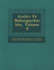 Image for Archiv Fur Naturgeschichte, Volume 9