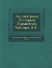 Image for Annotationes Zoologicae Japonenses, Volumes 3-4...