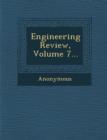 Image for Engineering Review, Volume 7...
