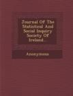 Image for Journal of the Statistical and Social Inquiry Society of Ireland...