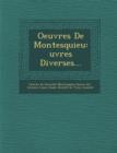 Image for Oeuvres De Montesquieu