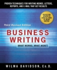 Image for Business writing  : what works, what won&#39;t