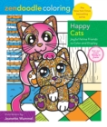 Image for Zendoodle Coloring: Happy Cats : Joyful Feline Friends to Color and Display