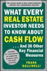 Image for What every real estate investor needs to know about cash flow...and 36 other key financial measures