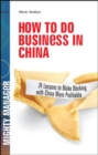 Image for How to do Business in China
