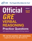 Image for Official GRE Verbal Reasoning Practice Questions, Second Edition, Volume 1
