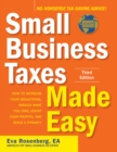 Image for Small Business Taxes Made Easy, Third Edition