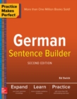 Image for Practice Makes Perfect German Sentence Builder