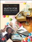 Image for MATH FOR BUSINESS AND FINANCE: AN ALGEBRAIC APPROACH