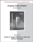 Image for ISE Property Tables Booklet for Thermodynamics: An Engineering Approach