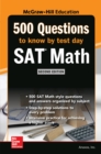 Image for 500 SAT math questions to know by test day.