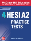 Image for McGraw-Hill Education 4 HESI A2 Practice Tests, Third Edition
