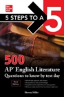 Image for 5 Steps to a 5: 500 AP English Literature Questions to Know by Test Day, Third Edition