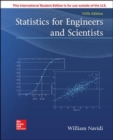 Image for ISE STATISTICS FOR ENGINEERS AND SCIENTISTS