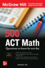 Image for 500 ACT math questions to know by test day