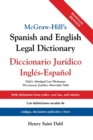 Image for McGraw Hill&#39;s Spanish/English Legal Dict (PB)