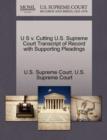 Image for U S V. Cutting U.S. Supreme Court Transcript of Record with Supporting Pleadings