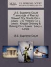 Image for U.S. Supreme Court Transcripts of Record Stewart Dry Goods Co V. Lewis : J C Penney Co V. Lewis: Kroger Grocery &amp; Baking Co V. Lewis: Levy V. Lewis