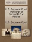Image for U.S. Supreme Court Transcript of Record U S V. Peralta