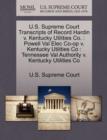 Image for U.S. Supreme Court Transcripts of Record Hardin V. Kentucky Utilities Co.
