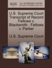Image for U.S. Supreme Court Transcript of Record Fellows V. Blacksmith
