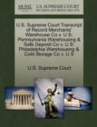 Image for U.S. Supreme Court Transcript of Record Merchants&#39; Warehouse Co V. U S