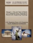 Image for Morgan V. City and Town of Beloit U.S. Supreme Court Transcript of Record with Supporting Pleadings