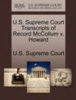 Image for U.S. Supreme Court Transcripts of Record McCollum V. Howard