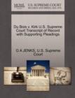 Image for Du Bois V. Kirk U.S. Supreme Court Transcript of Record with Supporting Pleadings