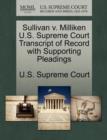 Image for Sullivan V. Milliken U.S. Supreme Court Transcript of Record with Supporting Pleadings