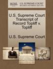 Image for U.S. Supreme Court Transcript of Record Topliff V. Topliff