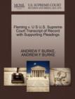 Image for Fleming V. U S U.S. Supreme Court Transcript of Record with Supporting Pleadings