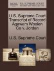 Image for U.S. Supreme Court Transcript of Record Agawam Woolen Co V. Jordan