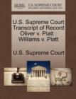 Image for U.S. Supreme Court Transcript of Record Oliver V. Piatt