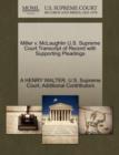 Image for Miller V. McLaughlin U.S. Supreme Court Transcript of Record with Supporting Pleadings