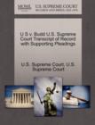 Image for U S V. Budd U.S. Supreme Court Transcript of Record with Supporting Pleadings