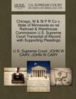 Image for Chicago, M &amp; St P R Co V. State of Minnesota Ex Rel Railroad &amp; Warehouse Commission U.S. Supreme Court Transcript of Record with Supporting Pleadings
