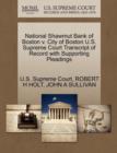 Image for National Shawmut Bank of Boston V. City of Boston U.S. Supreme Court Transcript of Record with Supporting Pleadings