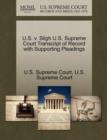 Image for U.S. V. Sligh U.S. Supreme Court Transcript of Record with Supporting Pleadings