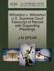 Image for Wilmerton V. Wilmerton U.S. Supreme Court Transcript of Record with Supporting Pleadings