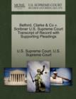 Image for Belford, Clarke &amp; Co V. Scribner U.S. Supreme Court Transcript of Record with Supporting Pleadings