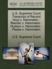 Image for U.S. Supreme Court Transcript of Record Hoyt V. Hammekin