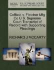 Image for Coffield V. Fletcher Mfg Co U.S. Supreme Court Transcript of Record with Supporting Pleadings