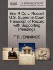 Image for Erie R Co V. Russell U.S. Supreme Court Transcript of Record with Supporting Pleadings