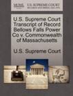 Image for U.S. Supreme Court Transcript of Record Bellows Falls Power Co V. Commonwealth of Massachusetts