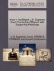 Image for Knox V. McElligott U.S. Supreme Court Transcript of Record with Supporting Pleadings